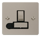 Scolmore FPPN551BK Define Pearl Nickel Flat Plate Ingot 13a Switched Spur+f/o  Scolmore - Sparks Warehouse