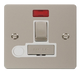 Scolmore FPPN552WH Define Pearl Nickel Flat Plate Ingot 13a Switch Spur+f/o+neo  Scolmore - Sparks Warehouse