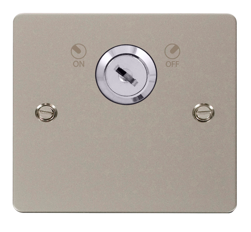 Scolmore FPPN660 Define Pearl Nickel 20a Dp Lockable Switch Define Pn  Scolmore - Sparks Warehouse