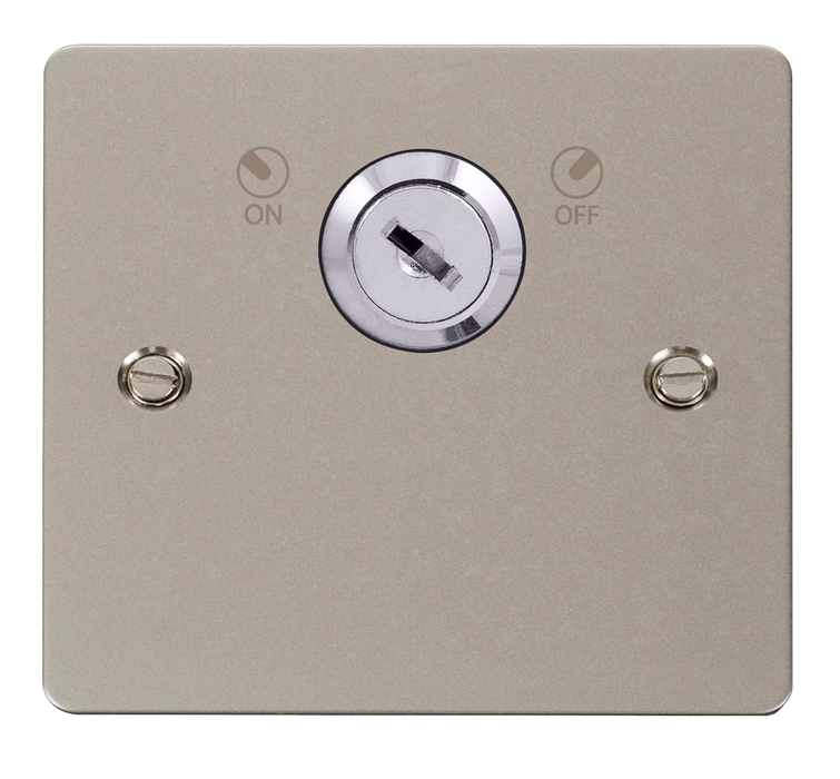 Scolmore FPPN660 Define Pearl Nickel 20a Dp Lockable Switch Define Pn  Scolmore - Sparks Warehouse