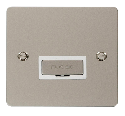 Scolmore FPPN750WH Define Pearl Nickel Flat Plate Ingot 13a Spur W/o  F/o  Scolmore - Sparks Warehouse