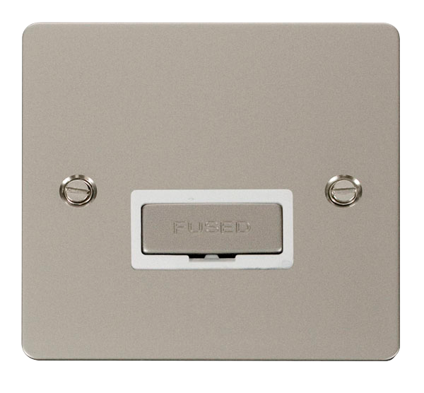 Scolmore FPPN750WH Define Pearl Nickel Flat Plate Ingot 13a Spur W/o  F/o  Scolmore - Sparks Warehouse