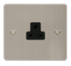 Scolmore FPSS039BK Define Stainless Steel Flat Plate 2a Round Pin Socket Outlet  Scolmore - Sparks Warehouse