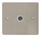 Scolmore FPSS065WH Define Stainless Steel Flat Plate Single Coaxial Socket  Scolmore - Sparks Warehouse