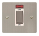 Scolmore FPSS501WH Define Stainless Steel Ingot 1g 45a Dp Switch Neon Wh  Scolmore - Sparks Warehouse