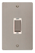 Scolmore FPSS502WH Define Stainless Steel Ingot 2g 45a Dp Switch Wh  Scolmore - Sparks Warehouse