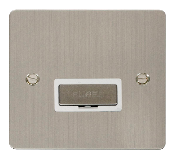 Scolmore FPSS750WH Define Stainless Steel Flat Plate Ingot 13a Spur W/o  F/o  Scolmore - Sparks Warehouse