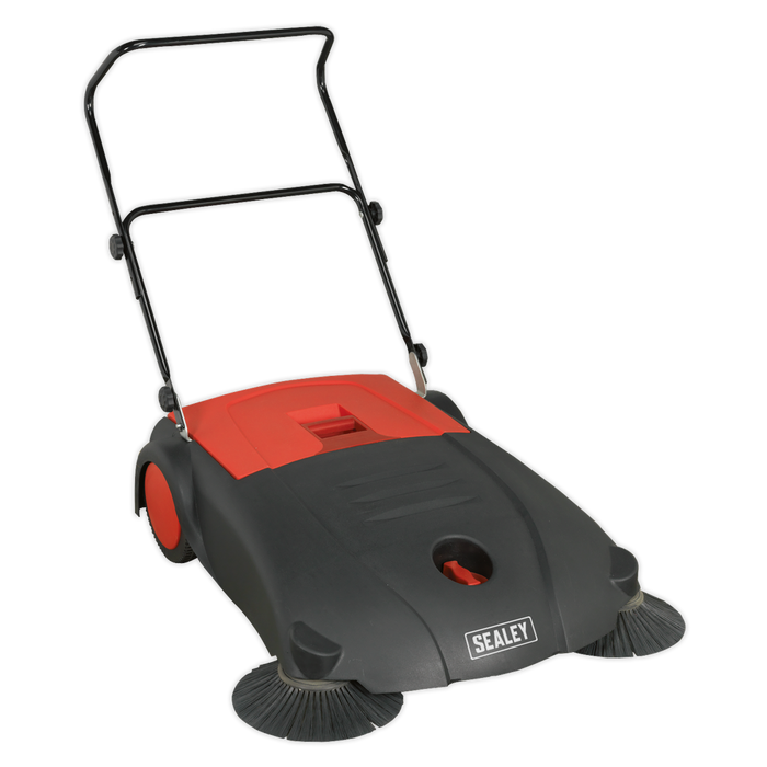 Sealey - FSW80 Floor Sweeper 800mm Janitorial, Material Handling & Leisure Sealey - Sparks Warehouse