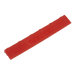 Sealey - FT3ERF Polypropylene Floor Tile Edge 400 x 60mm Red Female - Pack of 6 Storage & Workstations Sealey - Sparks Warehouse