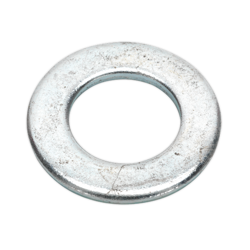 Sealey - FWA2037 Flat Washer M20 x 37mm Form A Zinc DIN 125 Pack of 50 Consumables Sealey - Sparks Warehouse