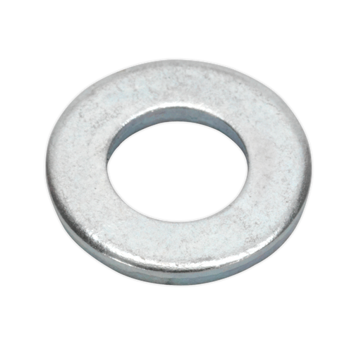 Sealey - FWI102 Flat Washer 7/16" x 7/8" Table 3 Imperial Zinc BS 3410 Pack of 50 Consumables Sealey - Sparks Warehouse