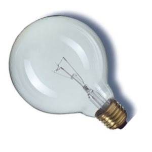 Large Clear Globe Bulb 240v 25w E27/ES General Household Lighting Easy Light Bulbs  - Easy Lighbulbs