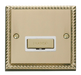Scolmore GCBR750WH - 13A Fused ‘Ingot’ Connection Unit - White Deco Scolmore - Sparks Warehouse