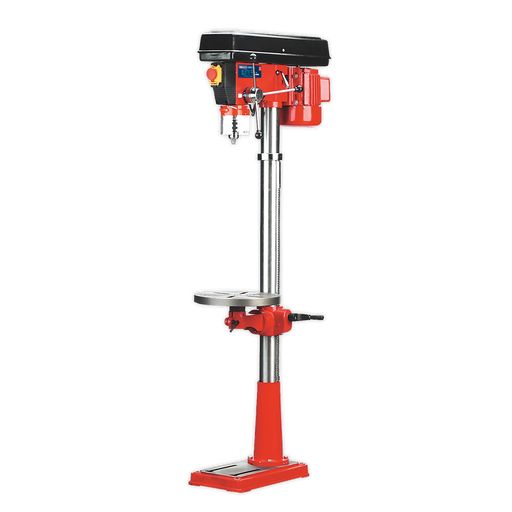 Sealey - GDM160F Pillar Drill Floor 16-Speed 1580mm Height 550W/230V Machine Shop Sealey - Sparks Warehouse