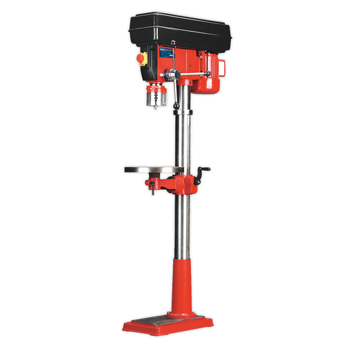 Sealey - GDM200F/VS Pillar Drill Floor Variable Speed 1630mm Height 650W/230V Machine Shop Sealey - Sparks Warehouse