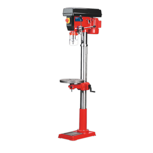 Sealey - GDM200F Pillar Drill Floor 16-Speed 1630mm Height 650W/230V Machine Shop Sealey - Sparks Warehouse
