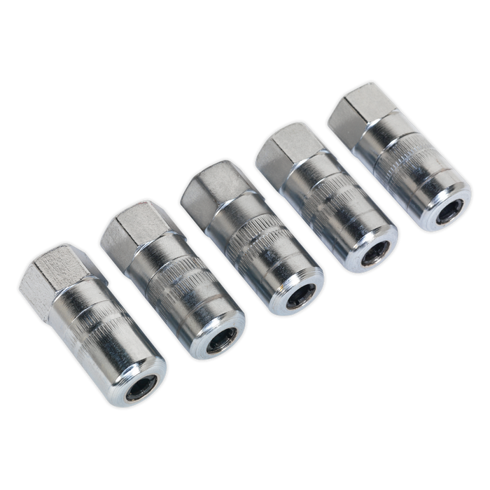 Sealey - GGE5 Hydraulic Connector 4-Jaw Heavy-Duty 1/8"BSP Pack of 5 Consumables Sealey - Sparks Warehouse