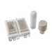 Scolmore GM150PWPN -  2 Module Dimmer Mounting Kit - White - Pearl Nickel GridPro Scolmore - Sparks Warehouse