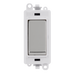 Scolmore GM2001PWCH -  20AX 1 Way Switch Module - White - Polished Chrome GridPro Scolmore - Sparks Warehouse
