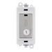Scolmore GM2047-LPWCH -  13A Fused (Lockable) Module - White - Polished Chrome GridPro Scolmore - Sparks Warehouse