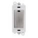 Scolmore GM2047PWSS -  13A Fused Module - White - Stainless Steel GridPro Scolmore - Sparks Warehouse