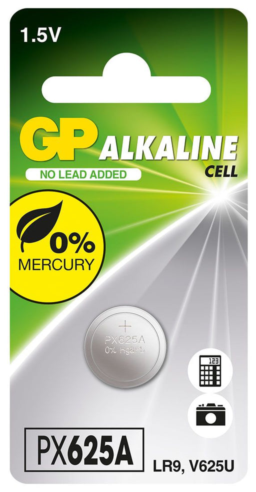 GP BATTERIES - GP Alkaline Button Cell PX625A Card of 1
