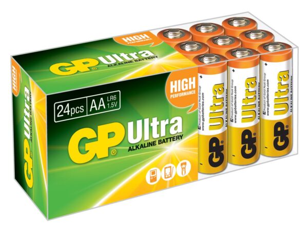 GP BATTERIES - GP AA Battery Ultra Alkaline 24 PK