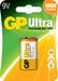 GP BATTERIES - GP 9V Ultra Alkaline Battery Card of 1