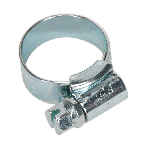 Sealey - HCJ00 HI-GRIP® Hose Clip Zinc Plated Ø13-20mm Pack of 30 Consumables Sealey - Sparks Warehouse