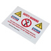 Sealey - HYBRIDSIGN Hybrid/Electric Vehicle Warning Sign Vehicle Service Tools Sealey - Sparks Warehouse