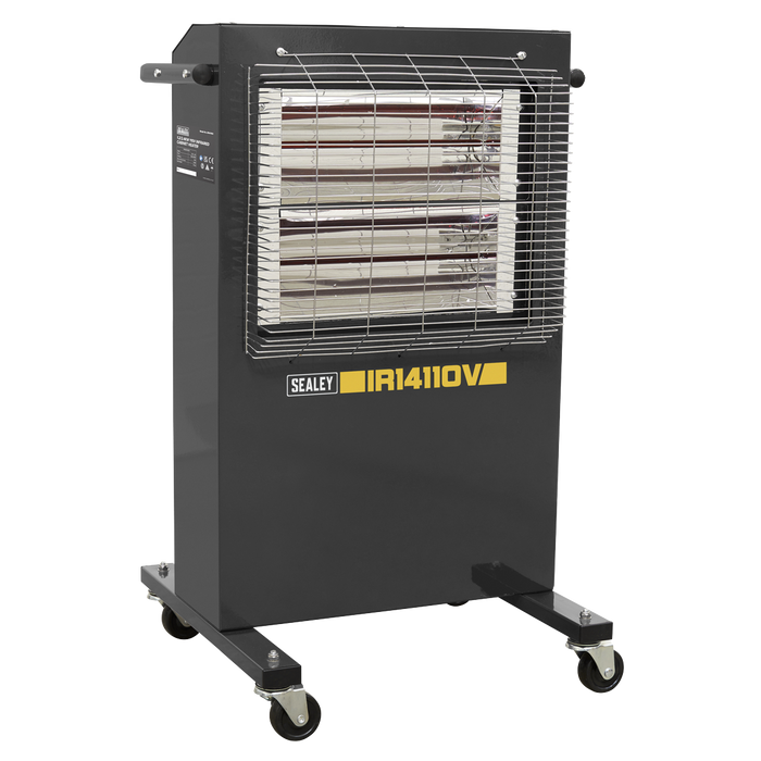Sealey - IR14110V 1.2/2.4kW 110V Infrared Cabinet Heater Heating & Cooling Sealey - Sparks Warehouse