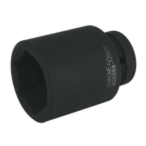 Sealey - IS150D Impact Socket 50mm Deep 1"Sq Drive Hand Tools Sealey - Sparks Warehouse