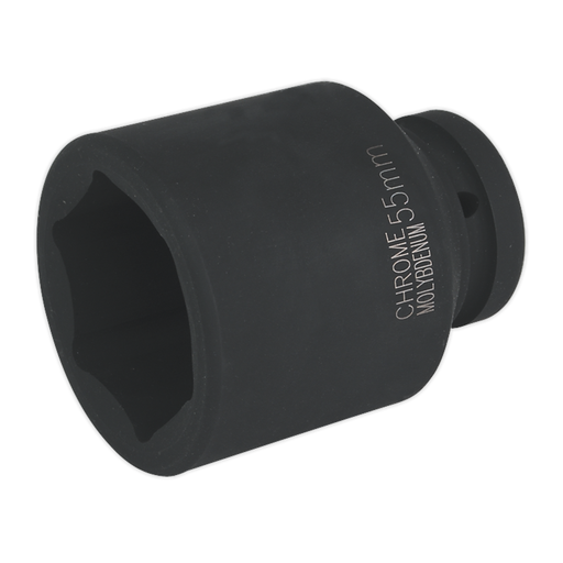 Sealey - IS155D Impact Socket 55mm Deep 1"Sq Drive Hand Tools Sealey - Sparks Warehouse