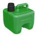 Sealey - JC3G Stackable Fuel Can 3L - Green Lubrication Sealey - Sparks Warehouse