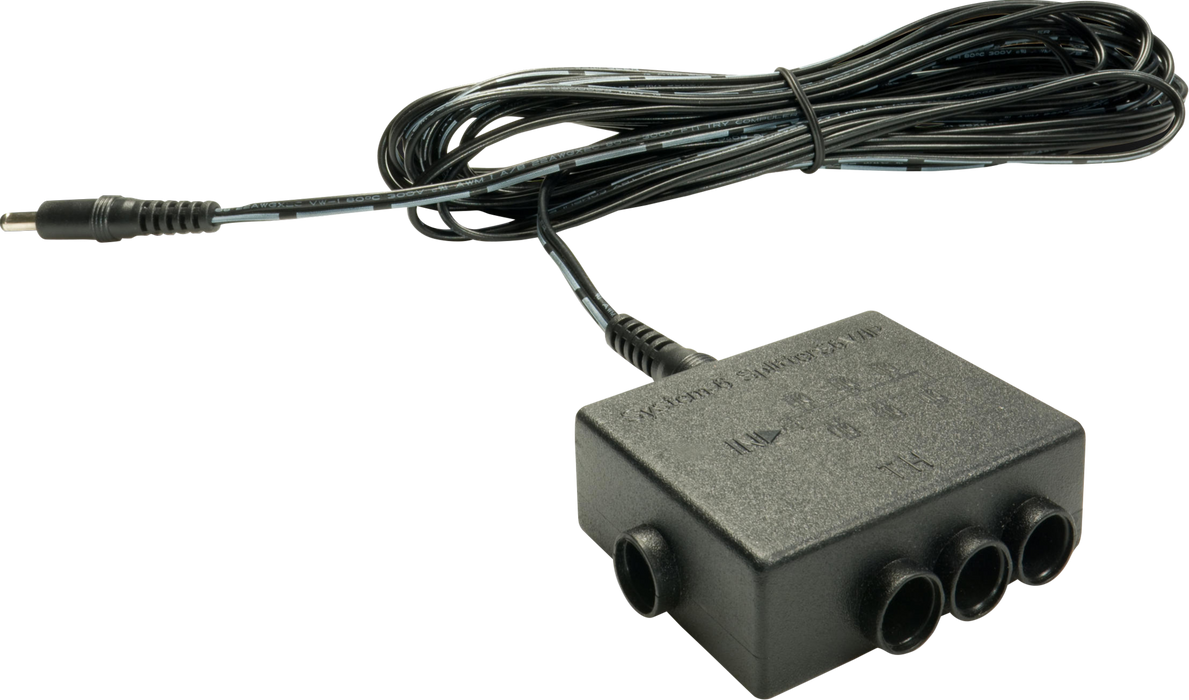 Knightsbridge Kit5X 5 METRE 2 MALE PLUGS LINKABLE Kit Extension C/W SPLITTER Lighting Accessories Knightsbridge - Sparks Warehouse