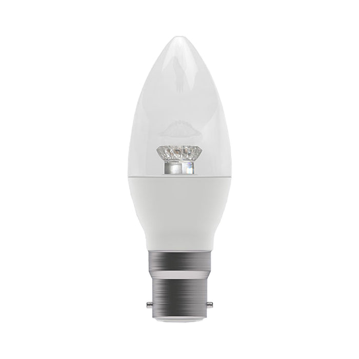 Bell 60570 Dimmable 2.10W LED BC Bayonet Cap B22 Candle Cool White 4000K
 250lm Clear Light Bulb