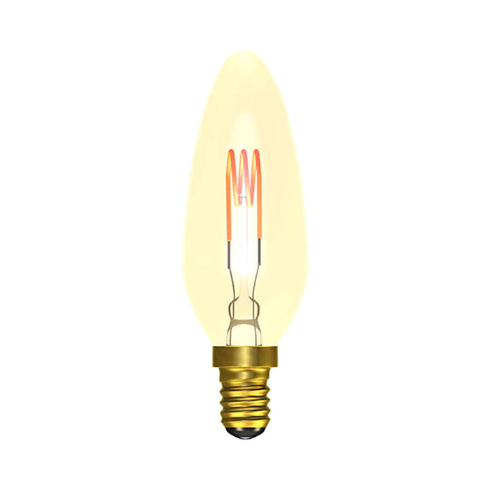 Bell 60027 Dimmable 4W LED SES Small Edison Screw E14 Candle Very Warm 1800K
  150lm Gold Light Bulb