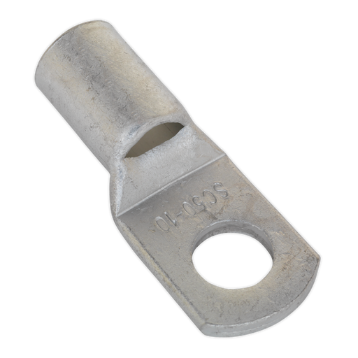 Sealey - LT5010 Copper Lug Terminal 50mm² x 10mm Pack of 10 Consumables Sealey - Sparks Warehouse