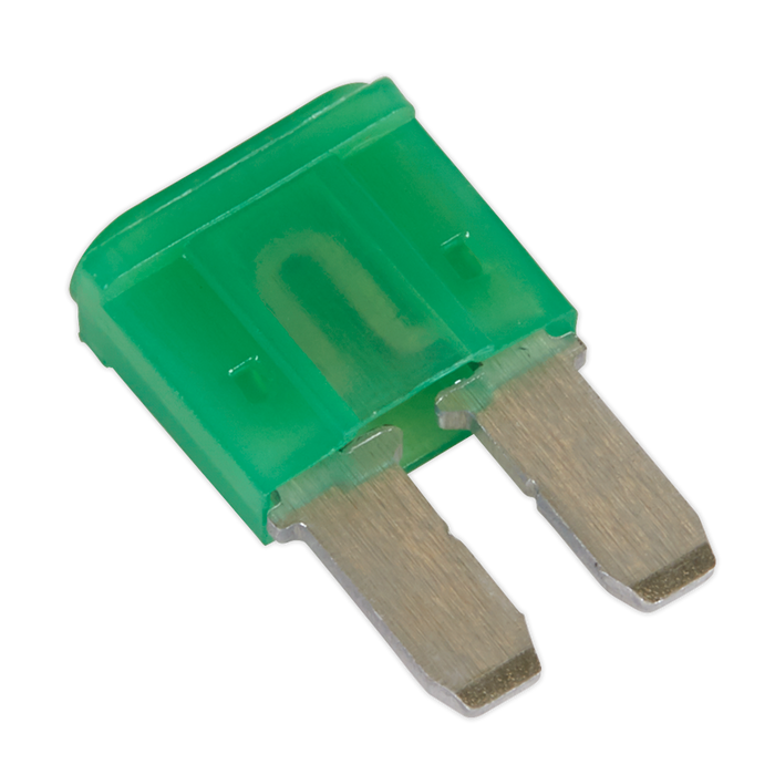 Sealey - M2BF30 Automotive MICRO II Blade Fuse 30A - Pack of 50 Consumables Sealey - Sparks Warehouse