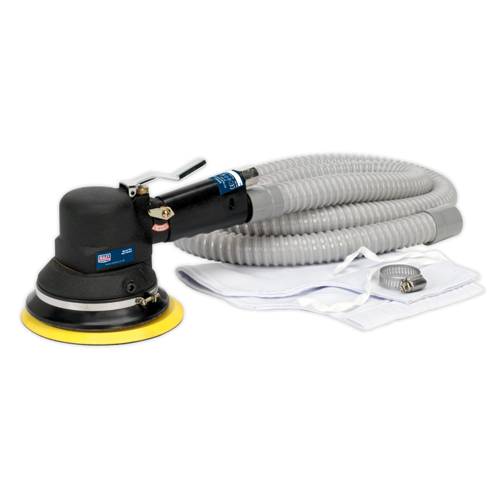 Sealey - MAT150SC Air Random Orbital Sander Ø150mm Dust-Free Self-Contained Air Power Tools Sealey - Sparks Warehouse