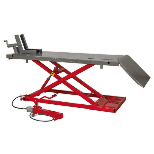 Sealey - MC680A Motorcycle Lift 680kg Capacity Heavy-Duty Air/Hydraulic Motorcycle Tools Sealey - Sparks Warehouse