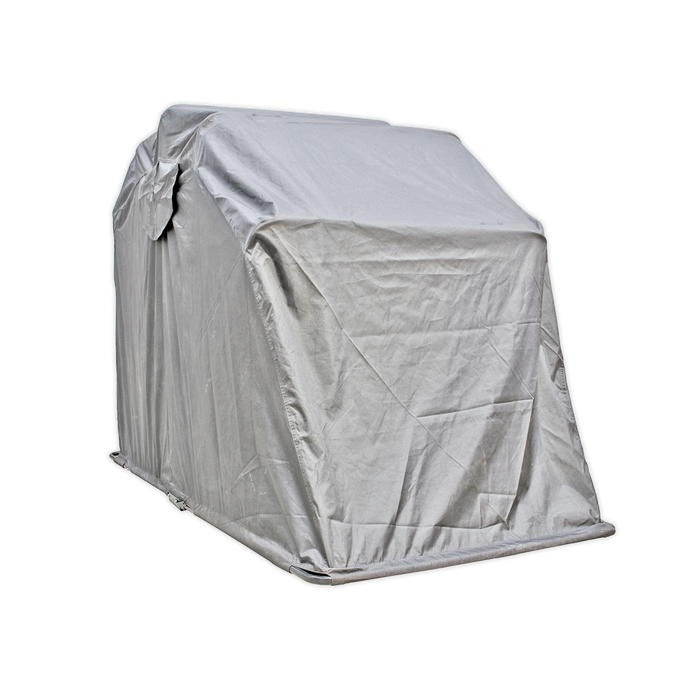 Sealey - MCS01 Vehicle Storage Shelter Small 2700 x 1050 x 1550mm Motorcycle Tools Sealey - Sparks Warehouse