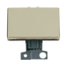 Scolmore MD009BR - 2 Way Ingot 10AX “Paddle” Switch - Brass MiniGrid Scolmore - Sparks Warehouse