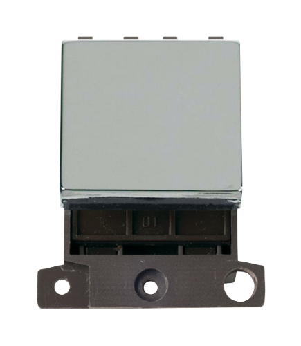 Scolmore MD024CH - 20A 2 Way Switch Module - Chrome MiniGrid Scolmore - Sparks Warehouse