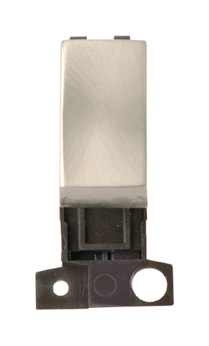 Scolmore MD028SC - 10AX Intermediate Ingot Switch - Satin Chrome MiniGrid Scolmore - Sparks Warehouse