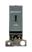 Scolmore MD029BK - 13A Resistive DP Keyswitch “Emergency Test” - Black MiniGrid Scolmore - Sparks Warehouse
