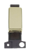 Scolmore MD070BR - 10A 3 Position Ingot Switch - Brass MiniGrid Scolmore - Sparks Warehouse