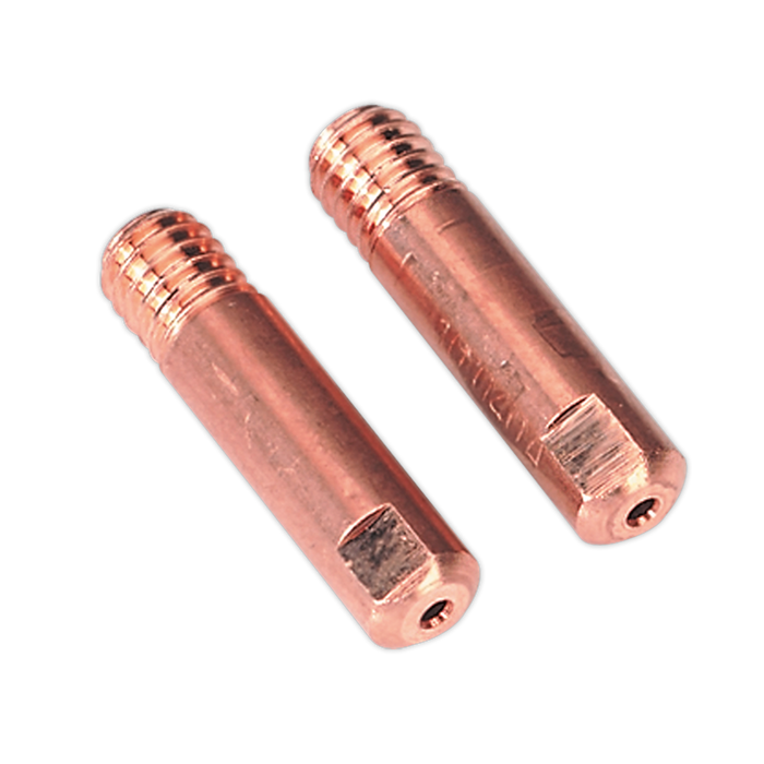 Sealey - MIG927 Contact Tip 0.8mm Aluminium MB15 Pack of 2 Consumables Sealey - Sparks Warehouse