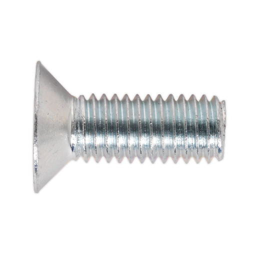 Sealey - MSC820 Machine Screw M8 x 20mm Countersunk Pozi Zinc DIN 965Z Pack of 50 Consumables Sealey - Sparks Warehouse