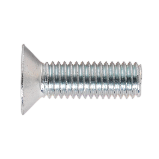 Sealey - MSC825 Machine Screw M8 x 25mm Countersunk Pozi Zinc DIN 965z Pack of 50 Consumables Sealey - Sparks Warehouse